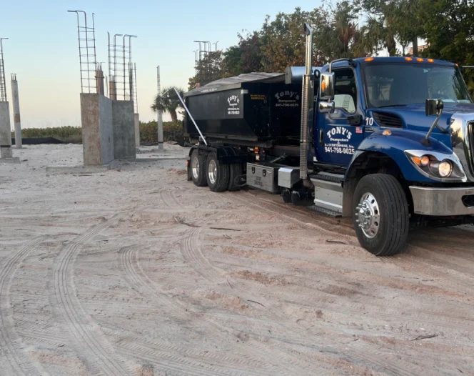 Concrete and Paver hauling